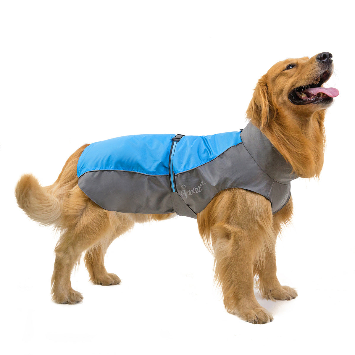 Pet Big Dog Clothes Raincoat Golden Retriever Husky - Sir Barkington’s Pet Supplies