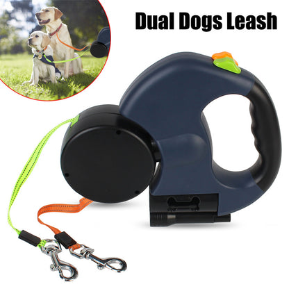 Sir Barkington’s LuminaLead™ Retractable Leash - Sir Barkington’s Pet Supplies