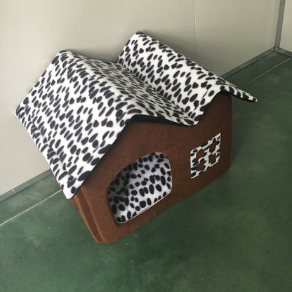 🏡Pet Supplies Winter Pet kennel Double Roof Dog House - Sir Barkington’s Pet Supplies
