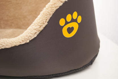 Brown Paw Haven – Breathable Bed Edition - Sir Barkington’s Pet Supplies