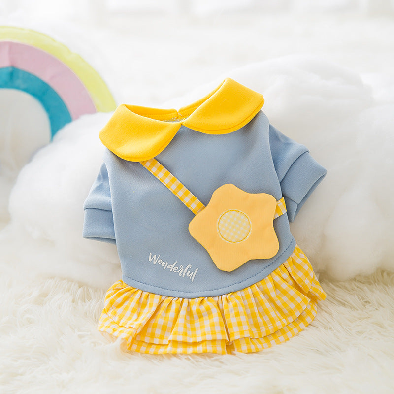 Fashion Cute Cartoon Pet Autumn And Winter Clothes - Sir Barkington’s Pet Supplies