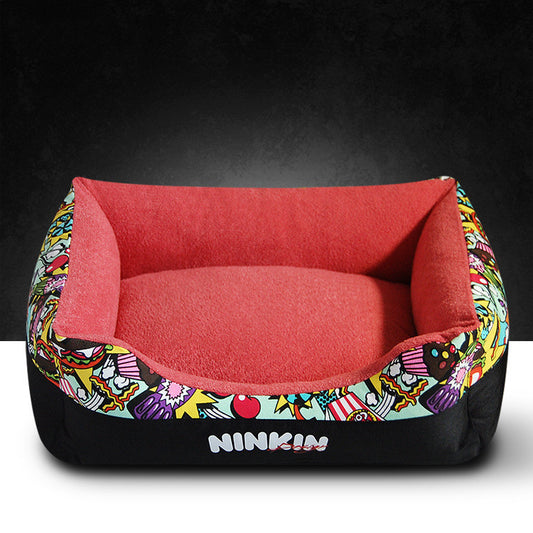 Colorful Pet Nest – NINKIN Edition - Sir Barkington’s Pet Supplies
