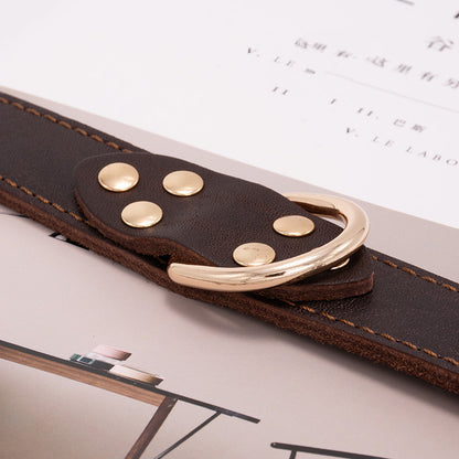 🧵 The Steward’s Leather Collar - Sir Barkington’s Pet Supplies