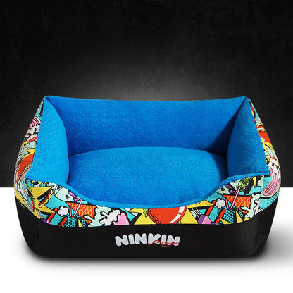 Colorful Pet Nest – NINKIN Edition - Sir Barkington’s Pet Supplies