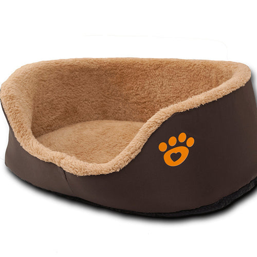 Brown Paw Haven – Breathable Bed Edition - Sir Barkington’s Pet Supplies