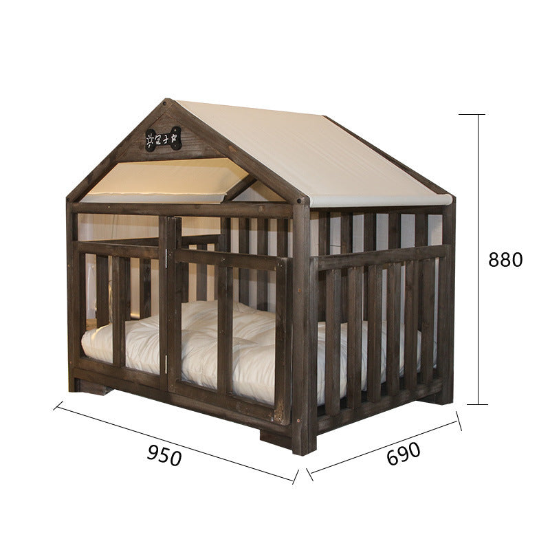 🏡 The Pet Cottage — Elegant Wooden Hut for Cats & Small Dogs - Sir Barkington’s Pet Supplies