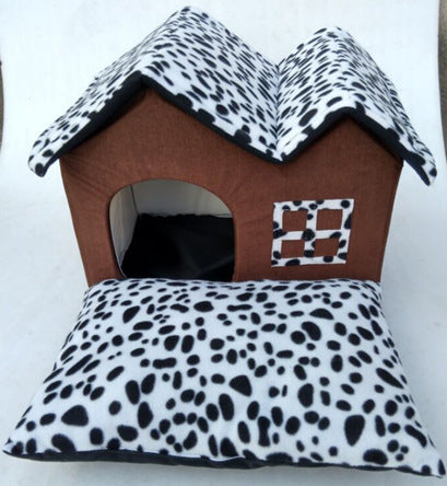 🏡Pet Supplies Winter Pet kennel Double Roof Dog House - Sir Barkington’s Pet Supplies