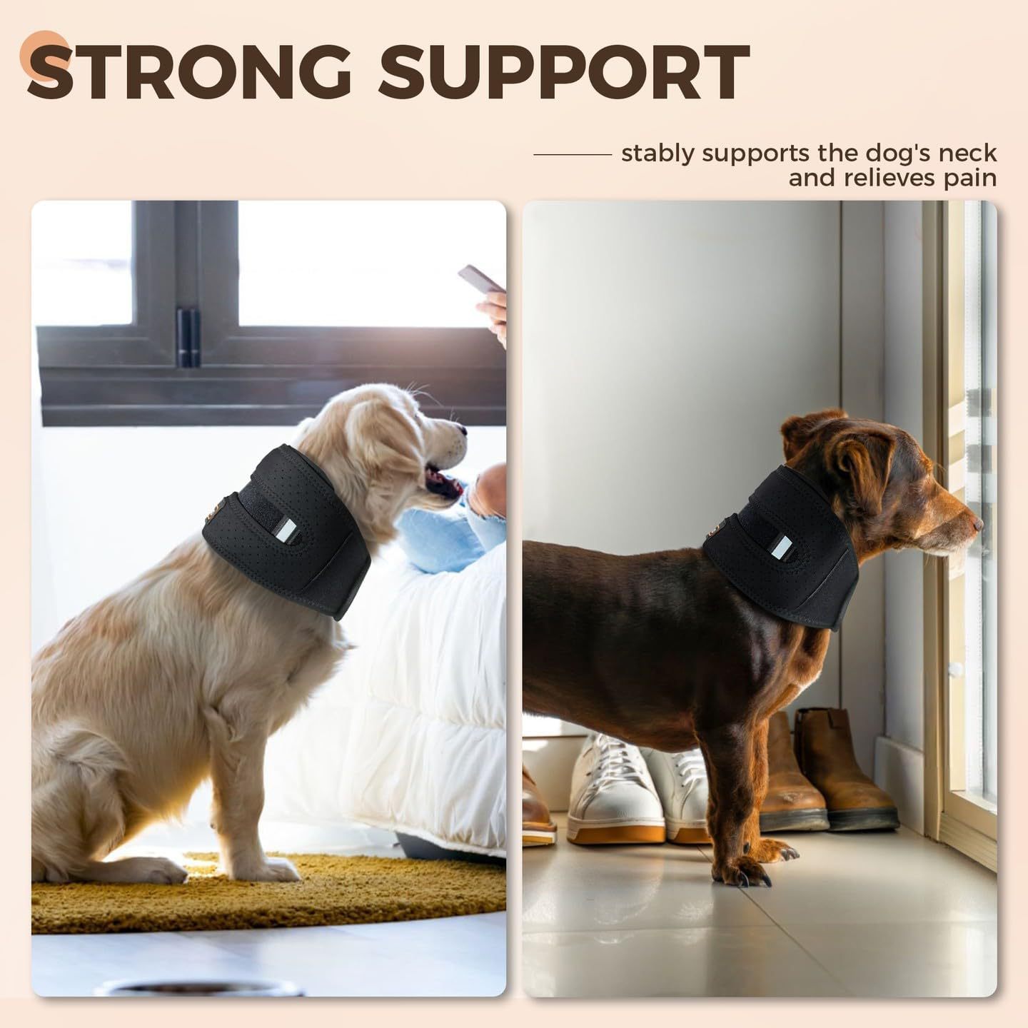 Sir Barkington’s Restorative Cervical Brace™
Neck Stabilization for Sprains, Instability, and Post‑Injury Recovery - Sir Barkington’s Pet Supplies