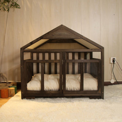 🏡 The Pet Cottage — Elegant Wooden Hut for Cats & Small Dogs - Sir Barkington’s Pet Supplies