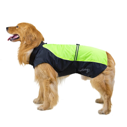 Pet Big Dog Clothes Raincoat Golden Retriever Husky - Sir Barkington’s Pet Supplies