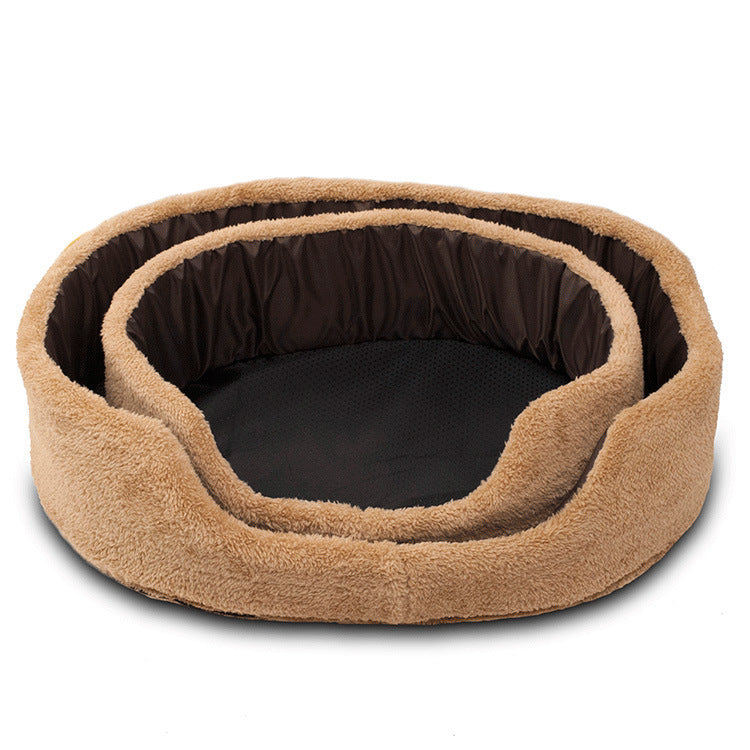 Brown Paw Haven – Breathable Bed Edition - Sir Barkington’s Pet Supplies