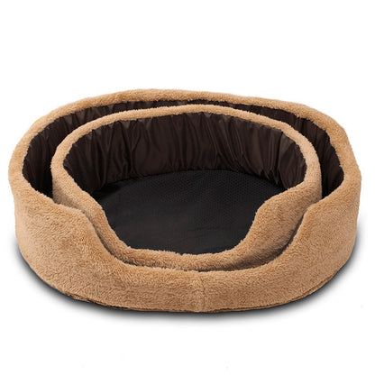 Brown Paw Haven – Breathable Bed Edition - Sir Barkington’s Pet Supplies