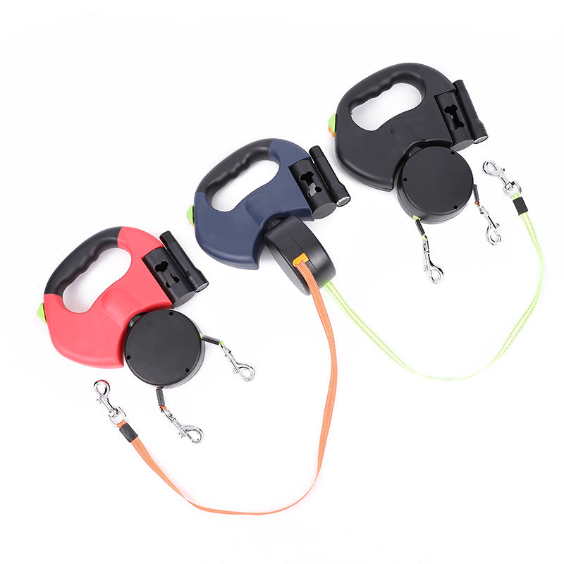 Sir Barkington’s LuminaLead™ Retractable Leash - Sir Barkington’s Pet Supplies
