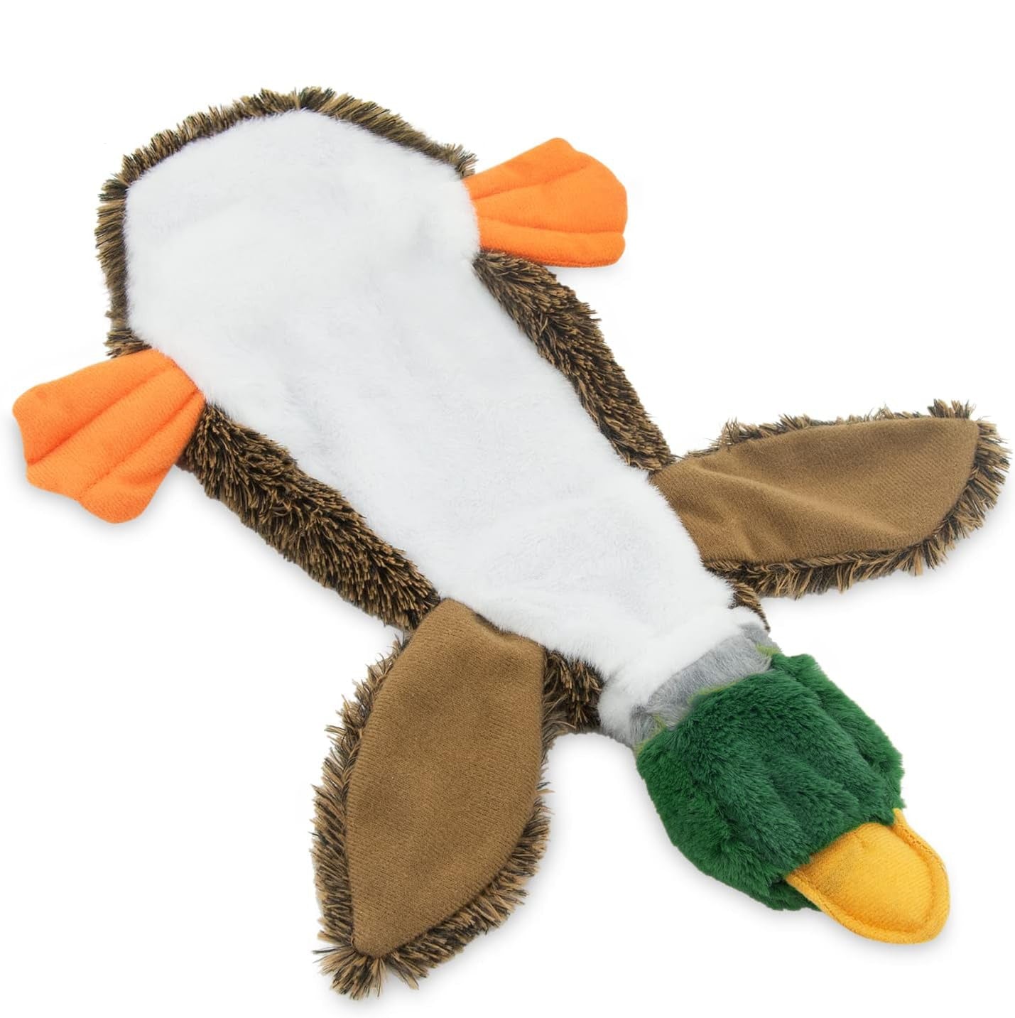 Wild Duck 2-in-1 Stuffless Squeaky Dog Toy - Sir Barkington’s Pet Supplies