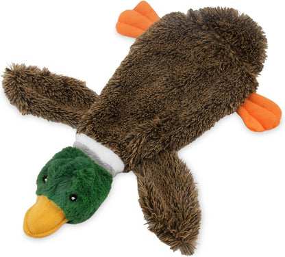 Wild Duck 2-in-1 Stuffless Squeaky Dog Toy - Sir Barkington’s Pet Supplies