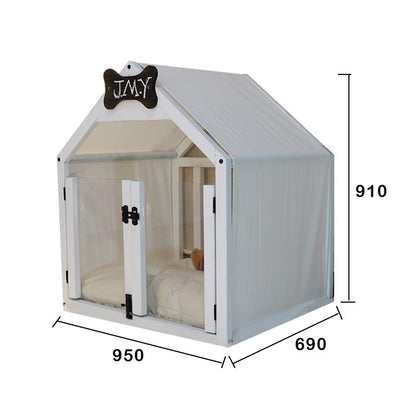🏡 The Pet Cottage — Elegant Wooden Hut for Cats & Small Dogs - Sir Barkington’s Pet Supplies