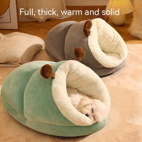 Pet Bed Winter Cat Dog Slippers Small Nest - Sir Barkington’s Pet Supplies
