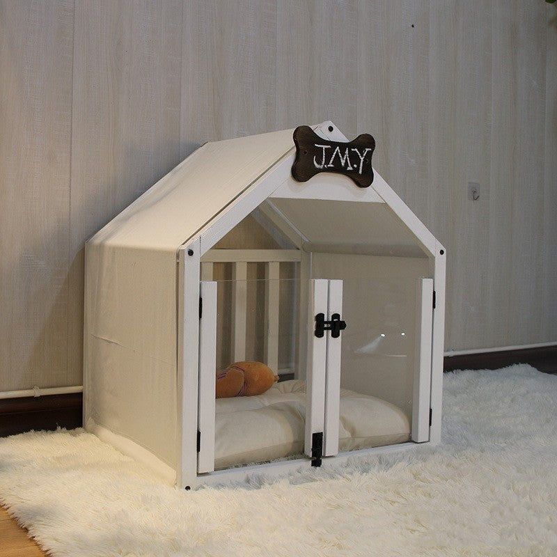 🏡 The Pet Cottage — Elegant Wooden Hut for Cats & Small Dogs - Sir Barkington’s Pet Supplies