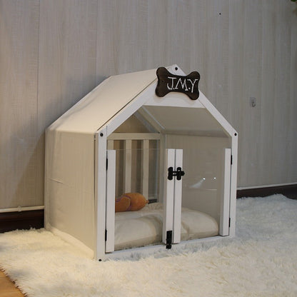 🏡 The Pet Cottage — Elegant Wooden Hut for Cats & Small Dogs - Sir Barkington’s Pet Supplies
